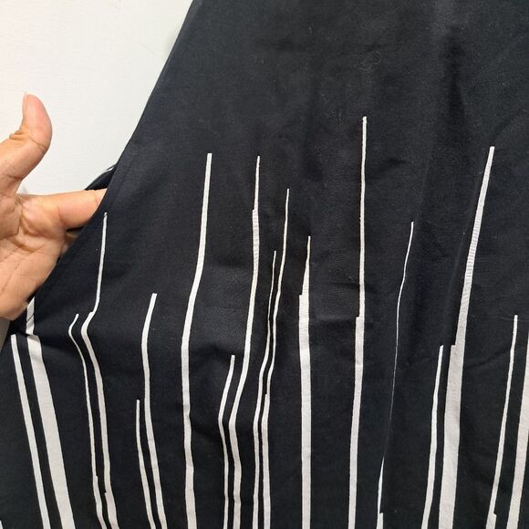 Vintage Esy Studio Ey Boho Casual Gothic Swing Into Print  Black/White Large NWT - Picture 9 of 13